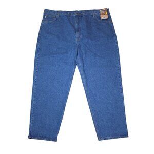 Carhartt Mens Relaxed Fit Tapered Leg Jeans 52x32 Cotton Durable Workwear